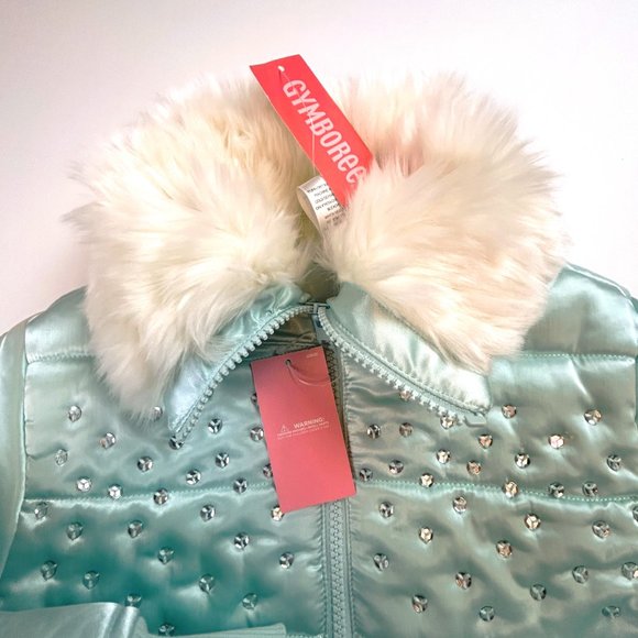 NWT Gymboree Girl Blue Skater Jacket Size 9 - Picture 2 of 3